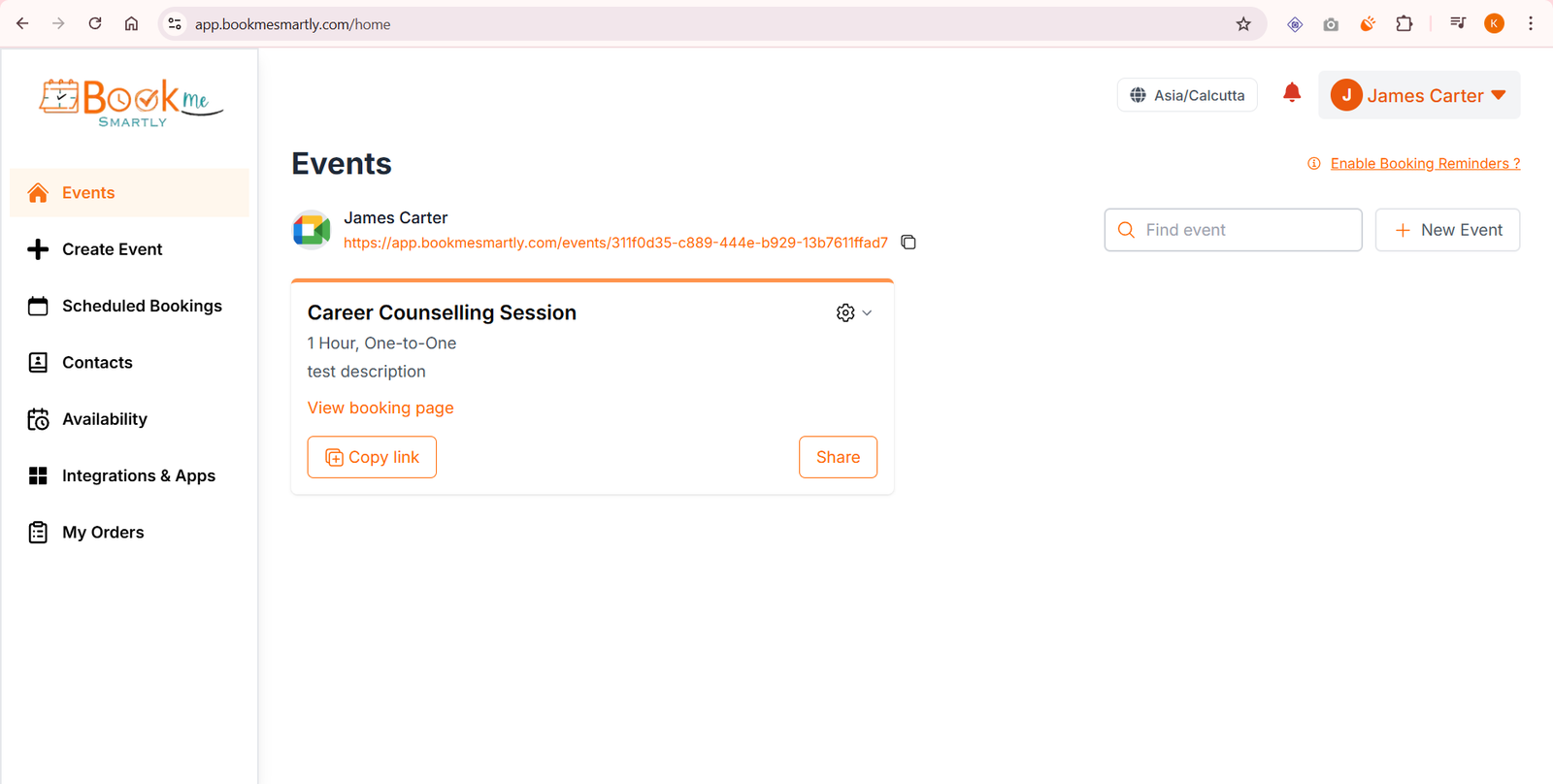 BookMeSmartly – Scheduling, Simplified screenshot